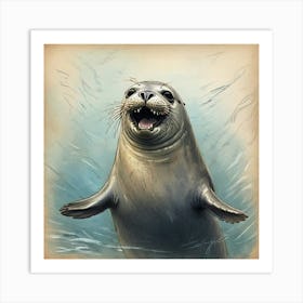 Seal Of The Sea 1 Art Print