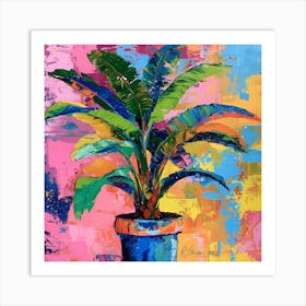 Banana Plant Art Print