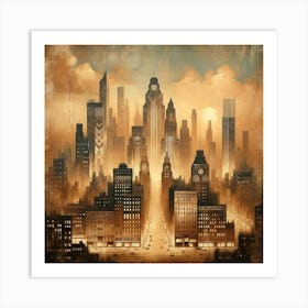 Cityscape 1 Art Print