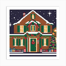 Christmas House 11 Art Print