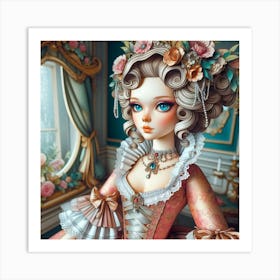 Victorian Doll Art Print