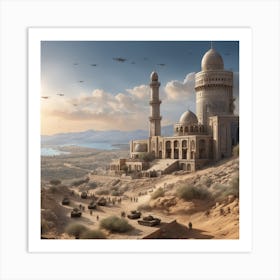 City In The Desert 1 Art Print