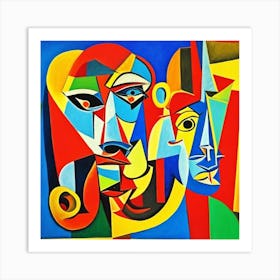 Abstracting Picasso’s genius Art Print