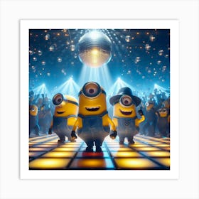 Despicable Me night out Art Print