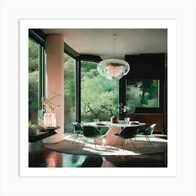 Modern Dining Room Art Print