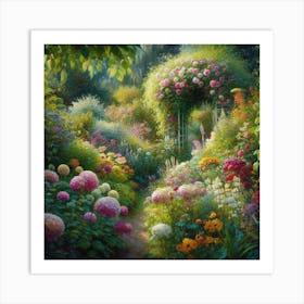 Garden Path 5 Art Print