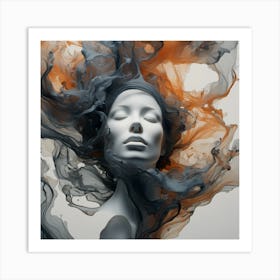 Portrait Of A Woman 1 Art Print