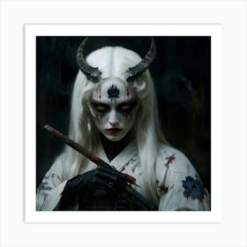 Demon Woman Art Print