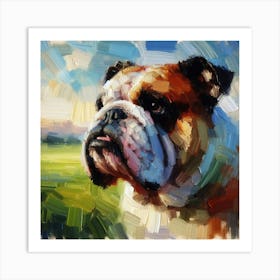 Bulldog Art Print