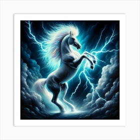 Lightning Horse 1 Art Print