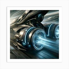 Asterian Gravity Lancers Gravitational Boosters Art Print