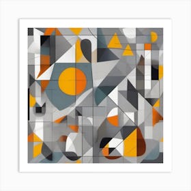 Cubism Abstract Painting Art Print