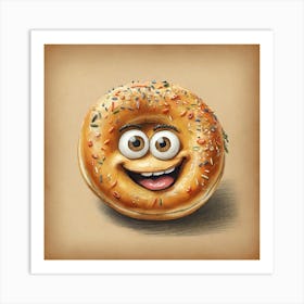 Bagel 18 Art Print