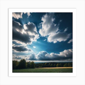 Cloudy Sky 9 Art Print