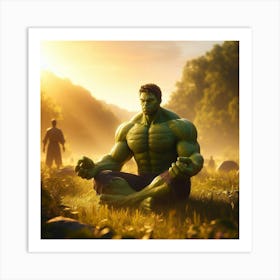 Incredible Hulk Art Print