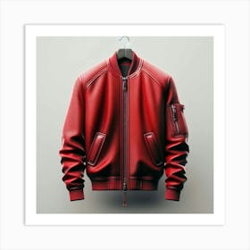 Red Leather Jacket Art Print