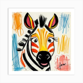 Zebra 16 Art Print