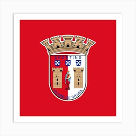 S.C. Braga Logo Wall Art 27 Art Print