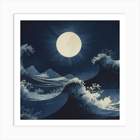 Great Wave 11 Art Print