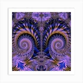 Abstract Fractal Pattern Artwork 1 Art Print