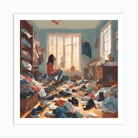 Messy Room Art Print