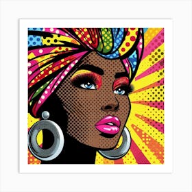 Adaeze Pop African Woman  Art Print