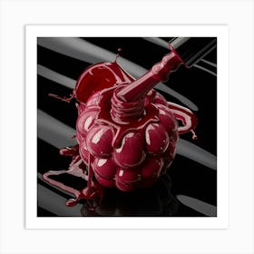 Raspberry Art Print