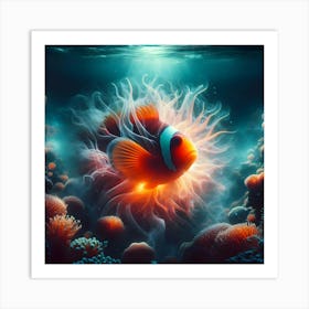 Clownfish 1 Art Print