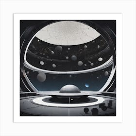 Futuristic Space Station 10 Art Print