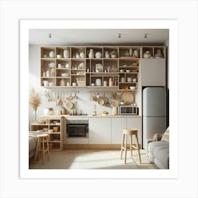 Small kitchen idea Art Print