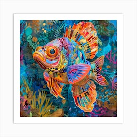 Colorful Fish Art Print