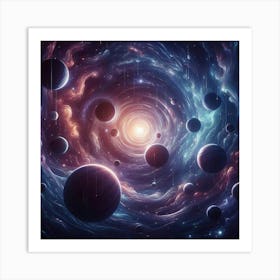 Galaxy In Space 9 Art Print