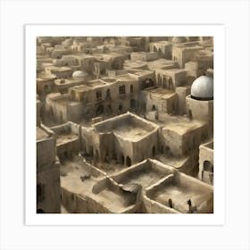 City In The Desert Art Print