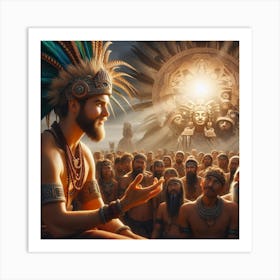 Toltec Teacher Art Print