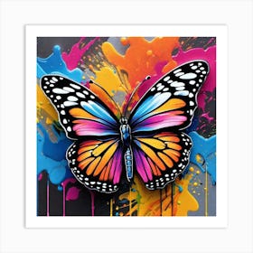 Colorful Butterfly 29 Art Print