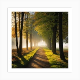 Path Through The Trees 1 Art Print