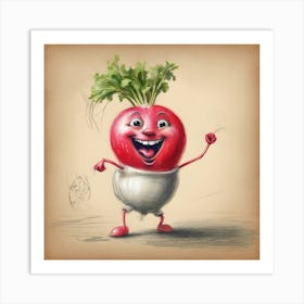 Radish 7 Art Print