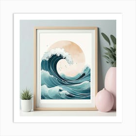 Default Lullaby Waves I Art Print 2 Art Print