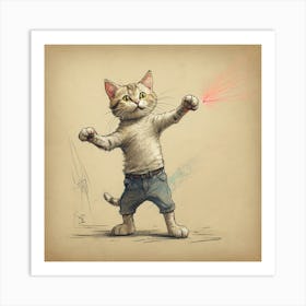 Kitty Cat 7 Art Print