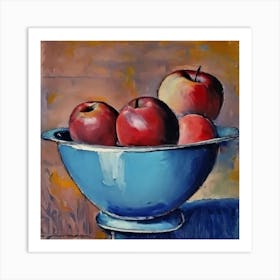 Apples In A Bowl Art Print