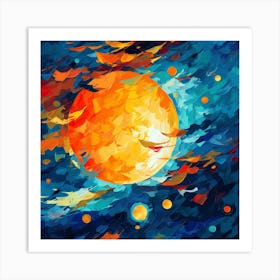 Abstract Of The Sun 2 Art Print