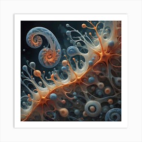 Dynamic Formation Of Life 6 Art Print