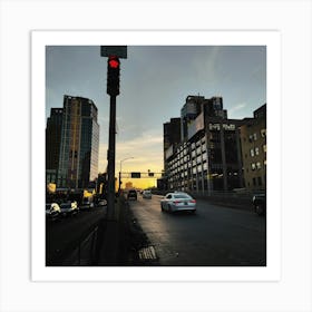 Bronx Sunset Art Print