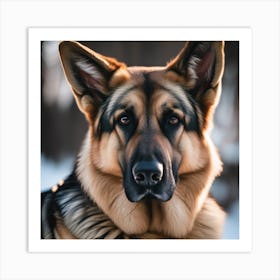 German Shepherd Dog Art Print