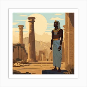 Egyptian King 1 Art Print