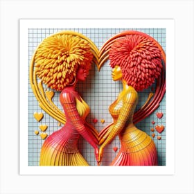 Colorful artistry  Art Print