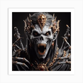 Demonic Skeleton 1 Art Print