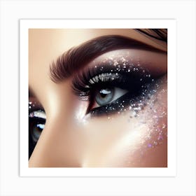 Eye Makeup Art Print