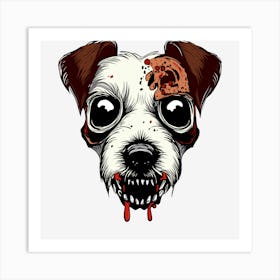 Zombie Dog 2 Art Print