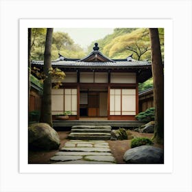 Japanese House Art Print 1 1 Art Print